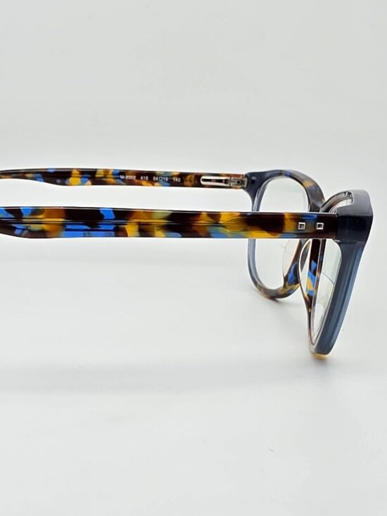 Marchon NYC M-5502 415 Blue Tortoise Eyeglasses Frame w/ Flexhinge 54-16-140 main image 13